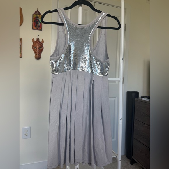 LaRok Silver Mini Dress - Picture 4 of 6